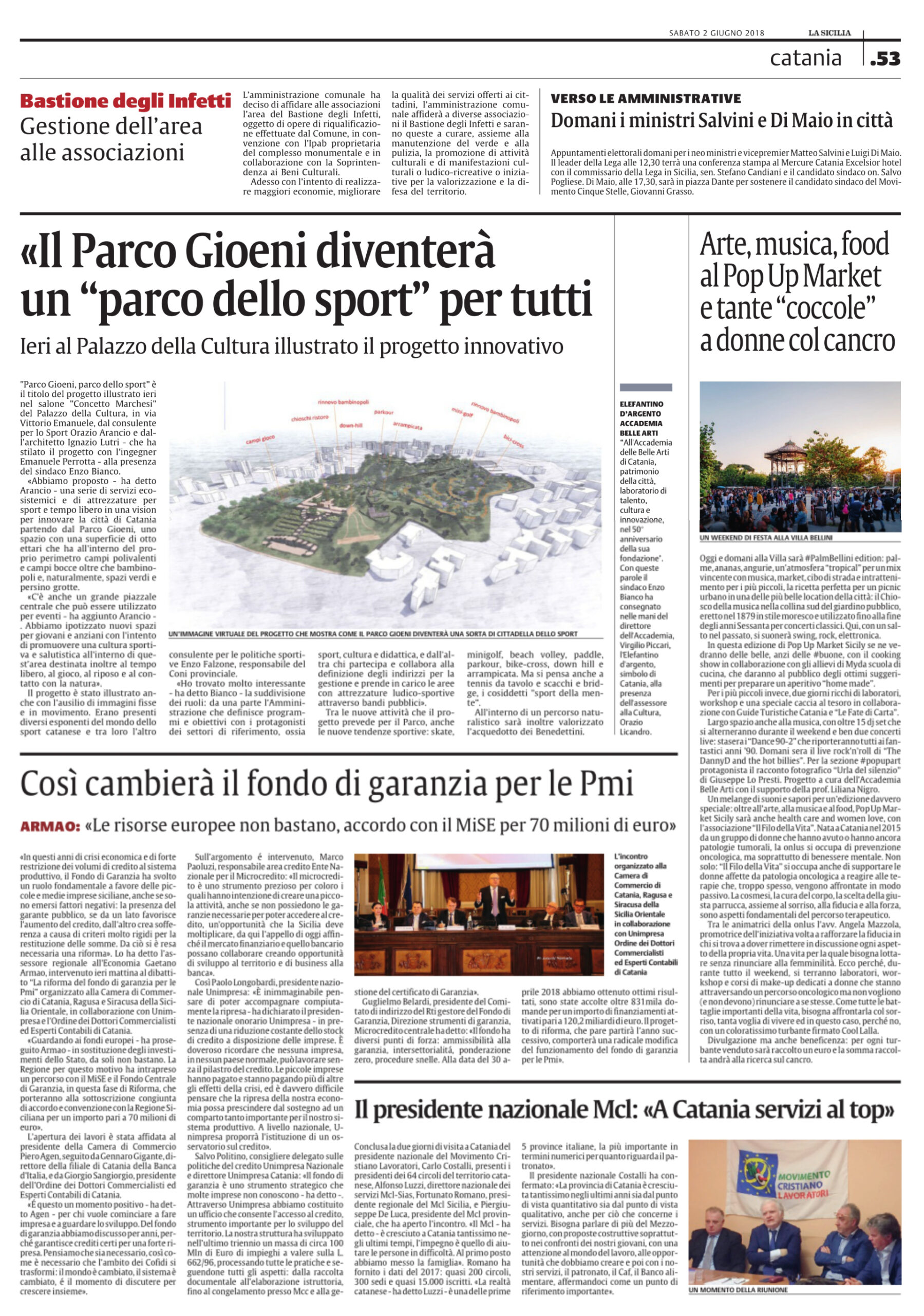 La Sicilia del 02 Giugno 2018 pagina 29